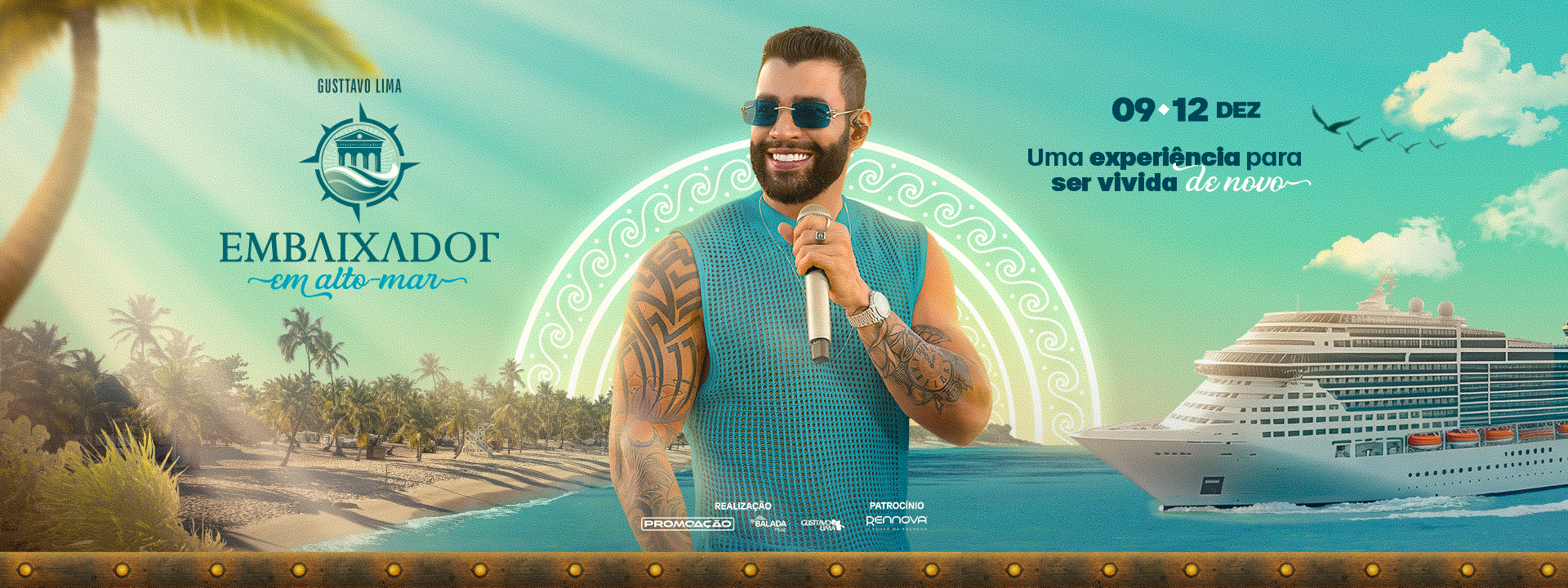 Cruzeiro temático em destaque